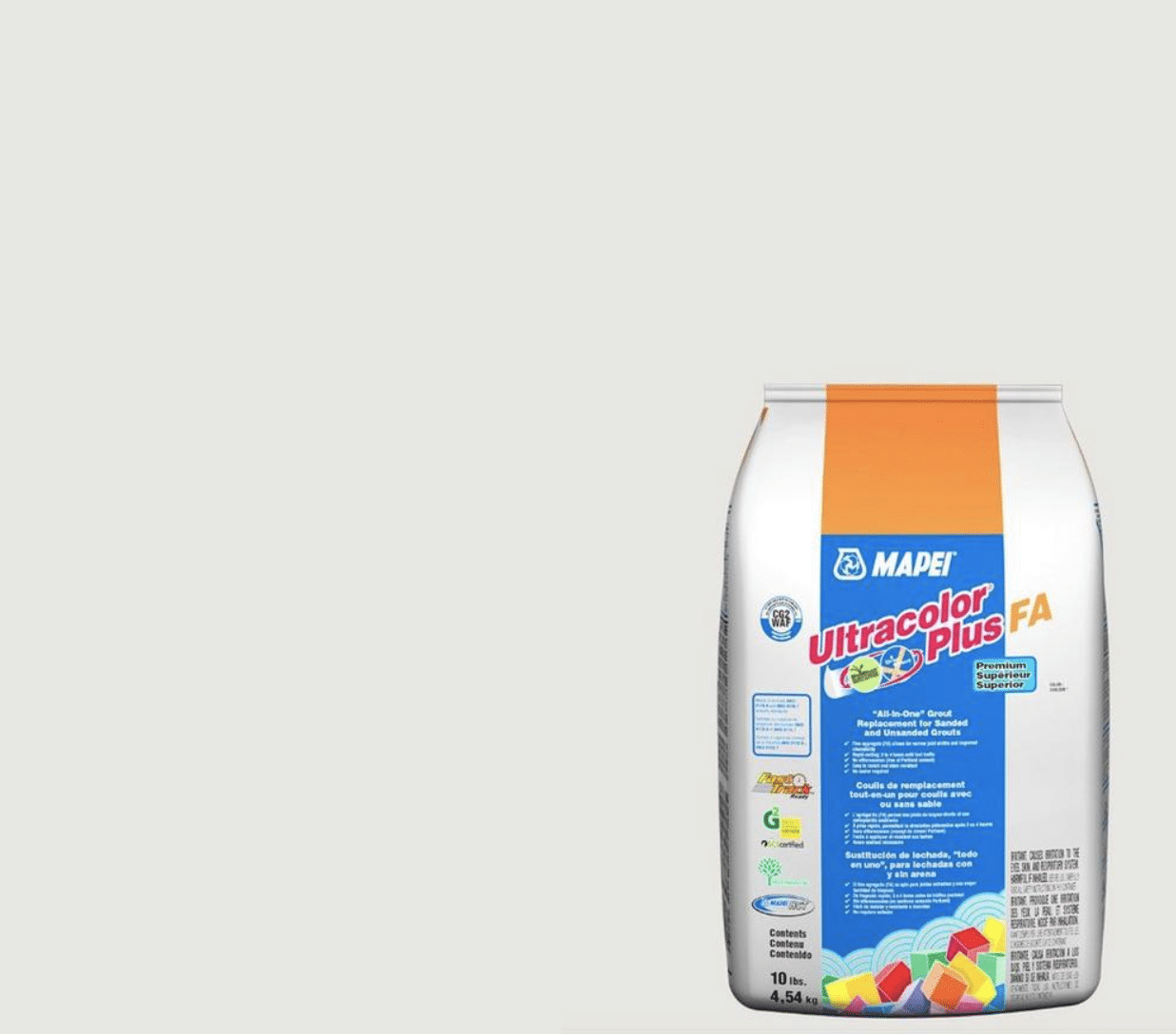 Mapei - Ultracolor Plus FA Rapid-Setting All-in-One Grout #5038 Avalanche 10 lb