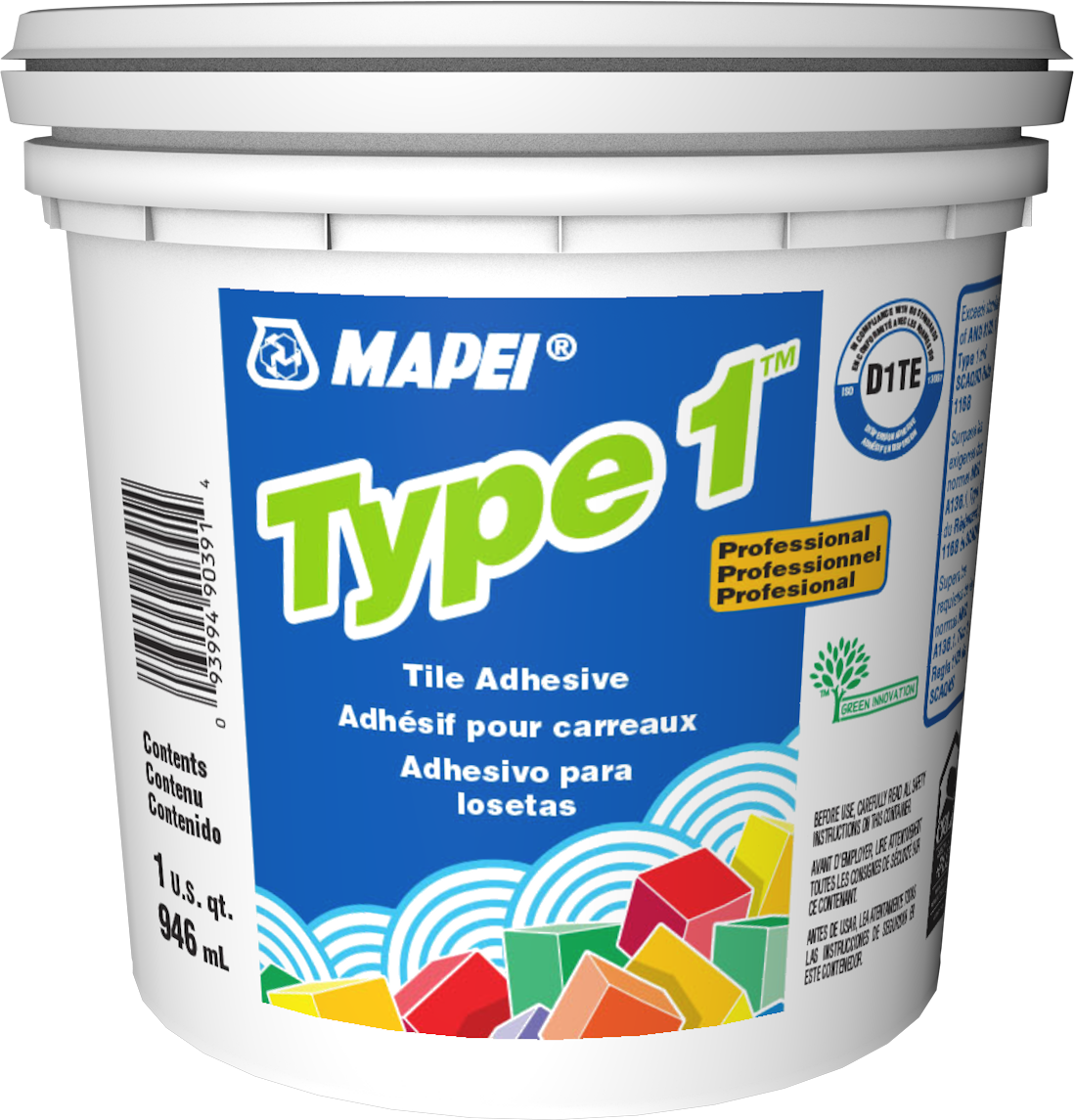 Mapei Type 1 Premium Tile Adhesive 946 ml