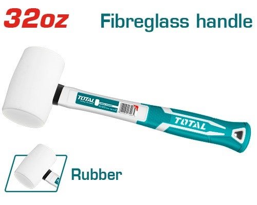 Total tools [THT763236] 32Oz White Rubber Mallet