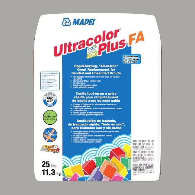 Mapei - Ultracolor Plus FA Rapid-Setting All-in-One Grout #5027 Silver 25 lb