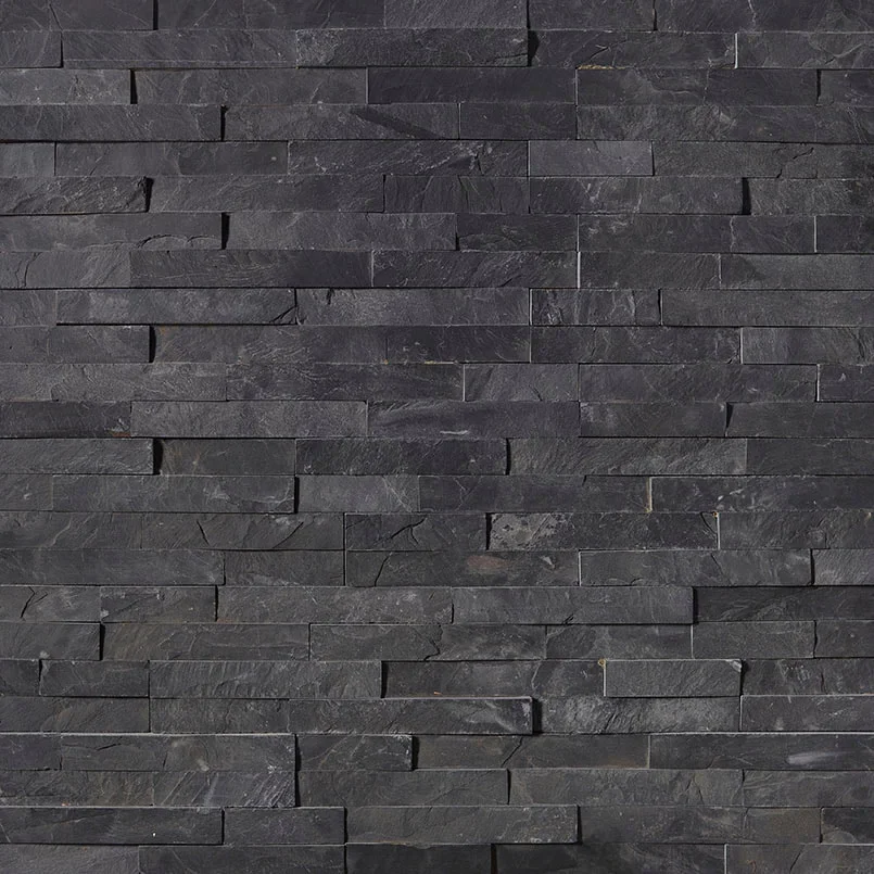 MSI Premium Black Stacked Stone