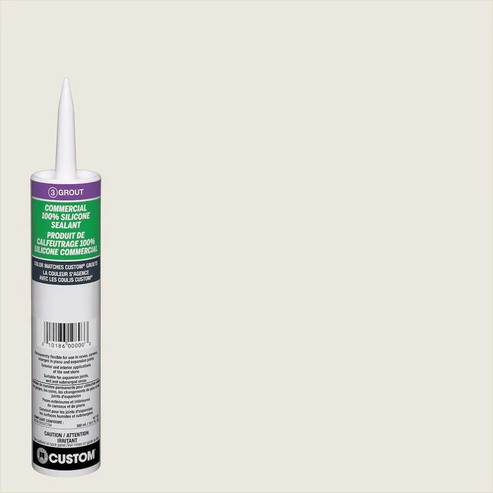 Custom Building Products - Silicone Sealant #381 Bright White 300 ml
