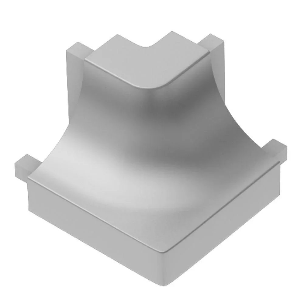 Schluter - DILEX-AHK Round Outside Corner 90° with 3/8" (10 mm) Radius - Aluminum Anodized Matte