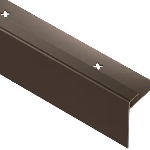 Schluter - VINPRO-STEP-R with Elongated Reveal Aluminum Anodized Brushed Antique Bronze 3/16" (5 mm) x 8' 2-1/2"