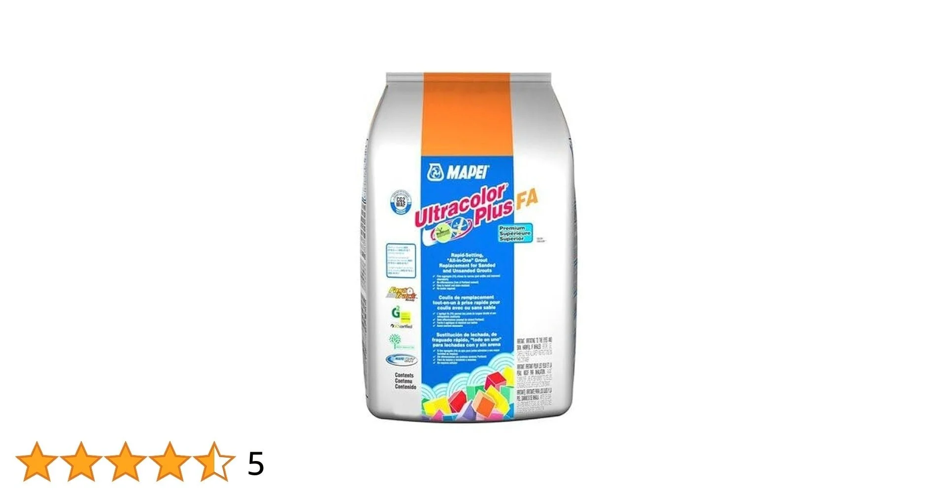 Mapei - Ultracolor Plus FA Rapid-Setting All-in-One Grout #5042 Mocha 10 lb