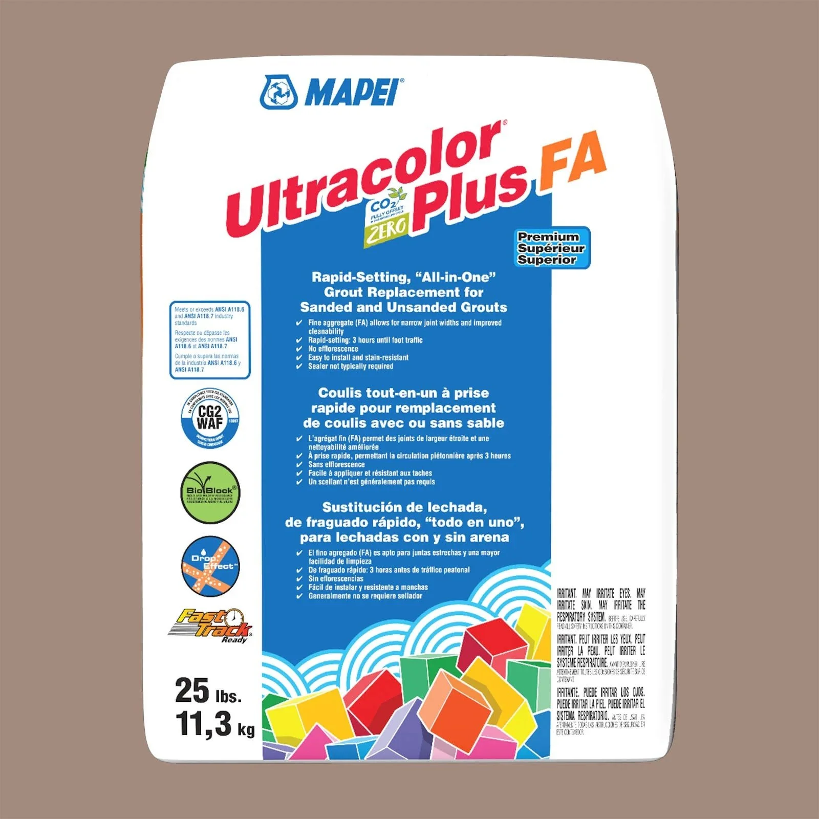 Mapei - Grout Ultracolor Plus FA #5225 Sandstorm 25 lb