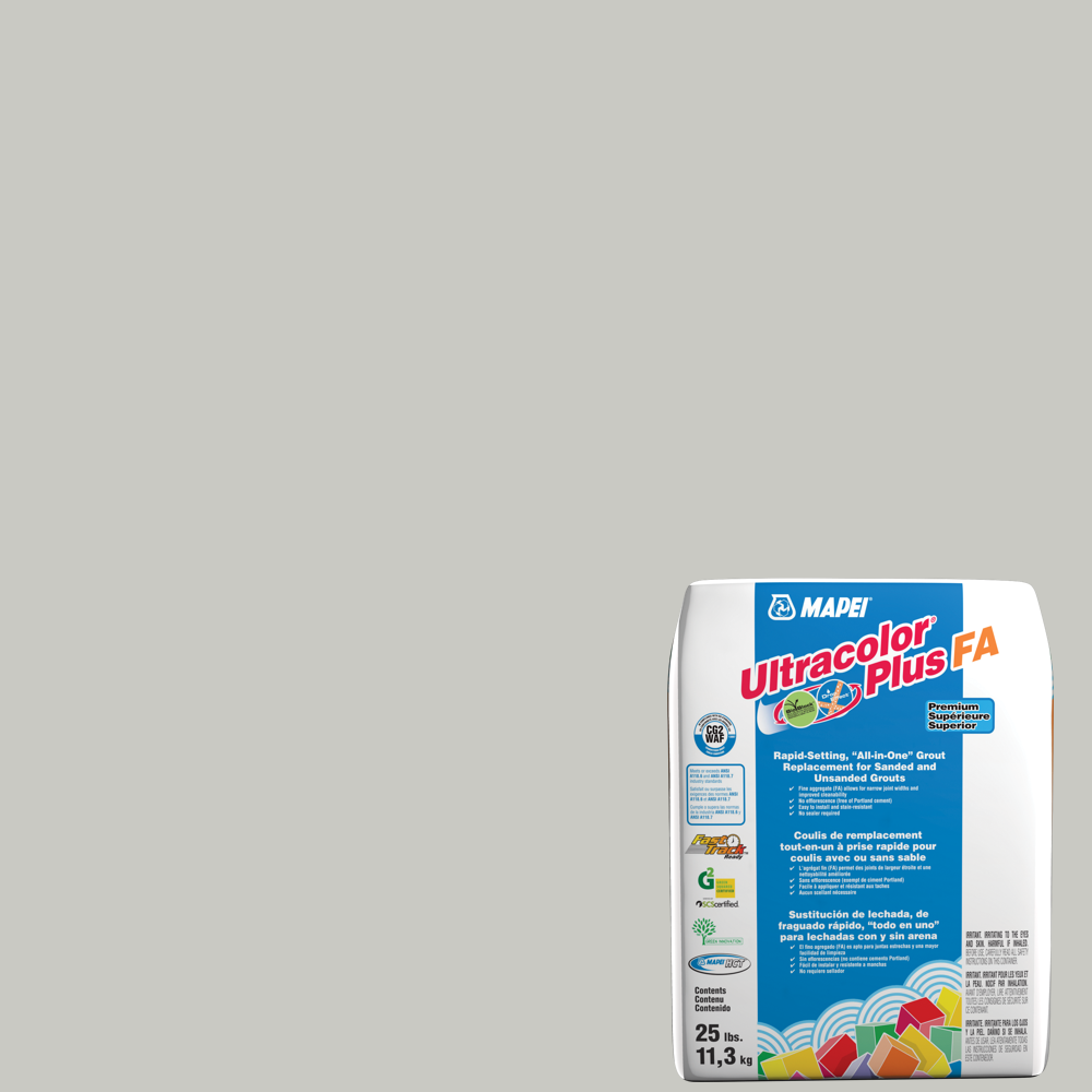 Mapei Ultracolor Plus FA Rapid-Setting All-in-One Grout - #93 Warm Gray - 25 lb