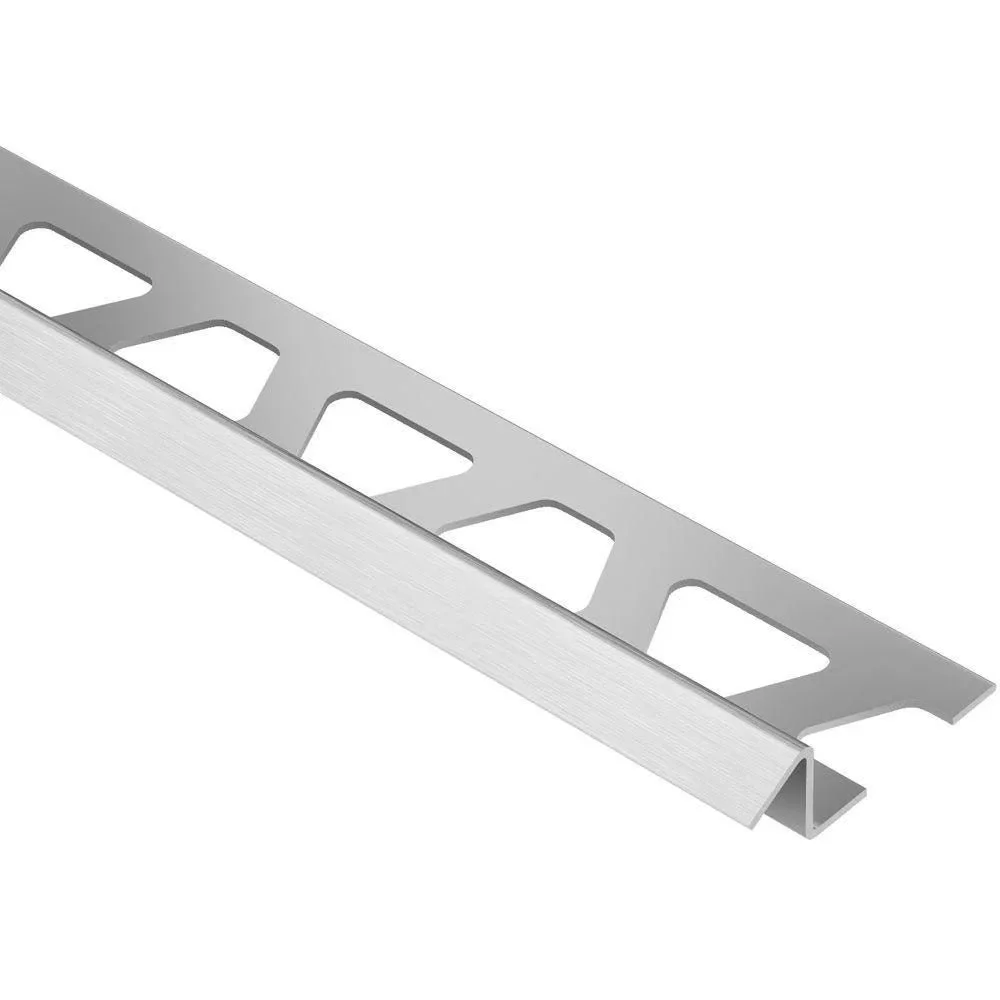 Schluter - RENO-TK Reducer Profile - Brushed Stainless Steel (V2) 3/8" (10 mm) x 8' 2-1/2"