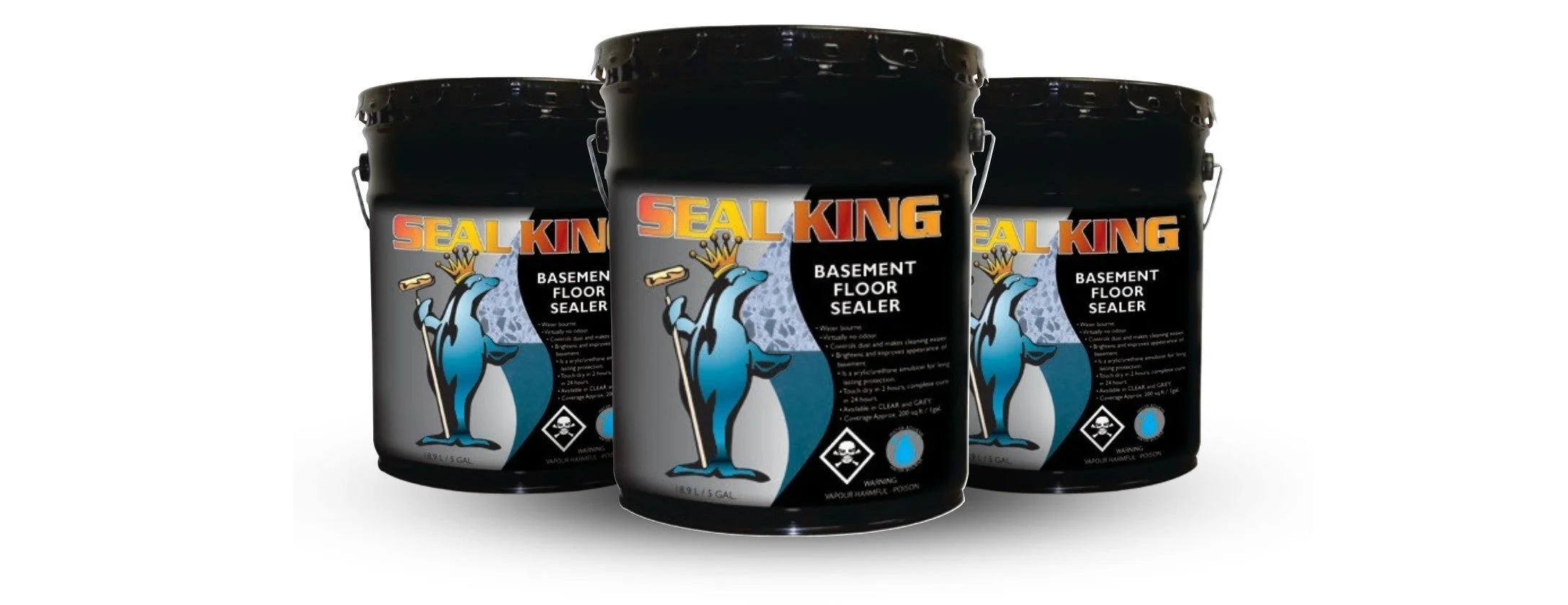 Seal King 3.78L / 1GAL BASEMENT FLOOR SEALER (4/BOX)