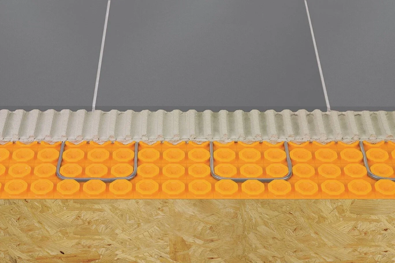 Schluter - DITRA-HEAT-PS Uncoupling Membrane Peel & Stick 2' 7" x 3' 3" - 3/16" (5 mm) (Panel of 8.4 sqft)