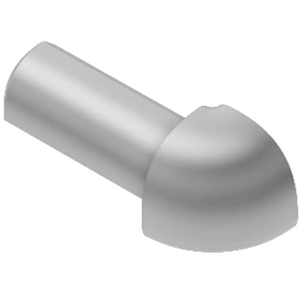 Schluter - RONDEC Outside Corner 90° - Aluminum Anodized Matte 3/8" (10 mm)