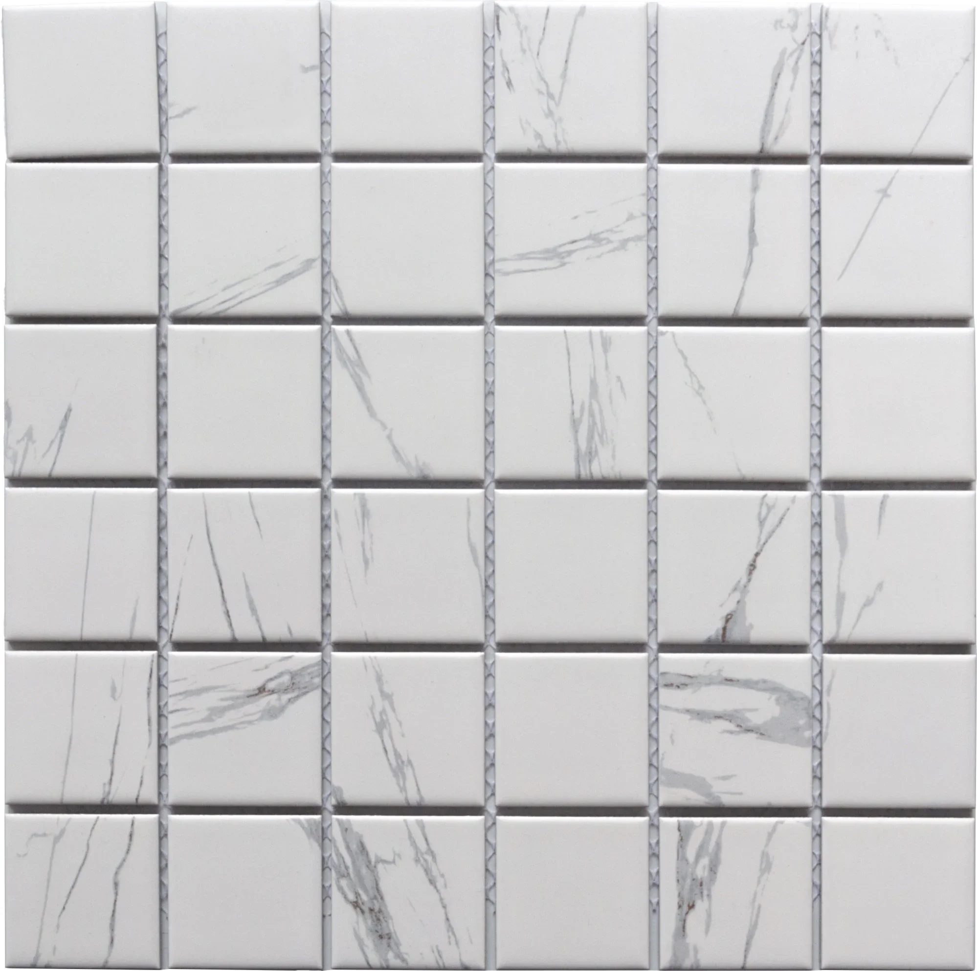 Square Ivory Porcelain Mosaic