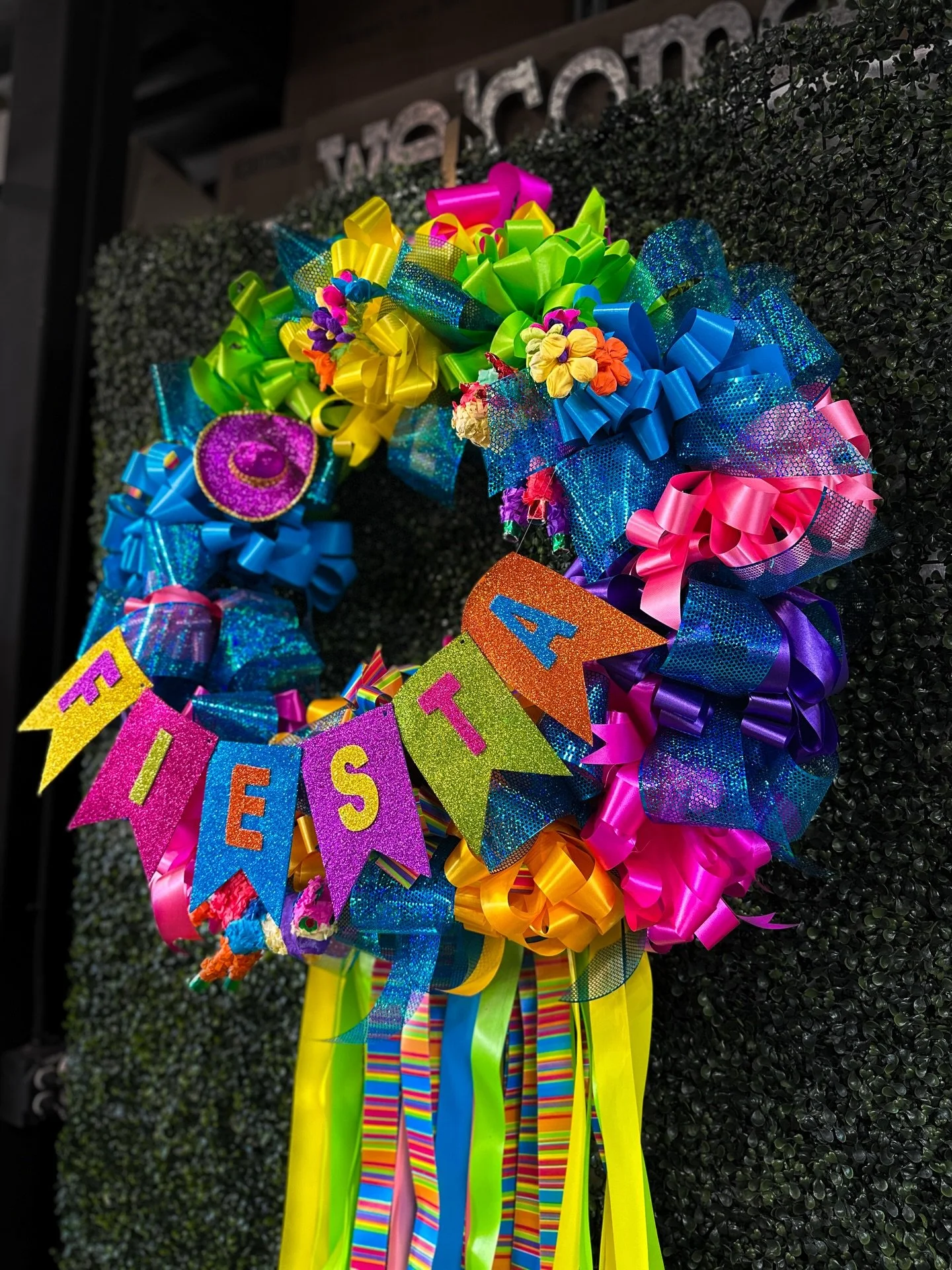 Fiesta Wreaths! We only have a few left of these so call in to get yours! 210-434-1133 

Slide 1-3 - Large 40&rdquo; Fiesta Wreath - $350 (1 left)
Slide 4-6 - Medium 28&rdquo; Fiesta Wreath - $175 (1 left)
Slide 7-8 - Small 22&rdquo; Fiesta Wreath - 