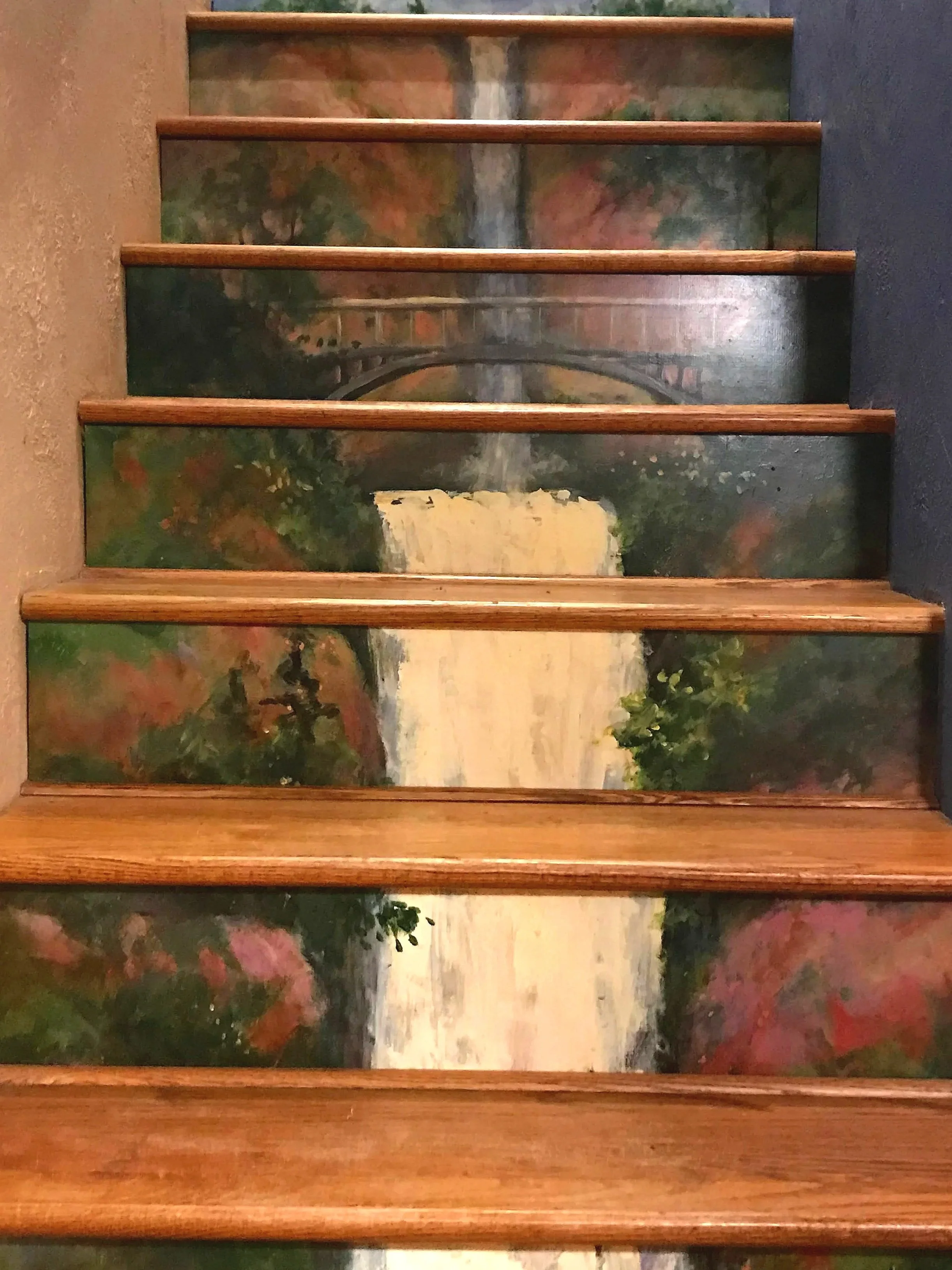 Custom Stairs with Original Art
