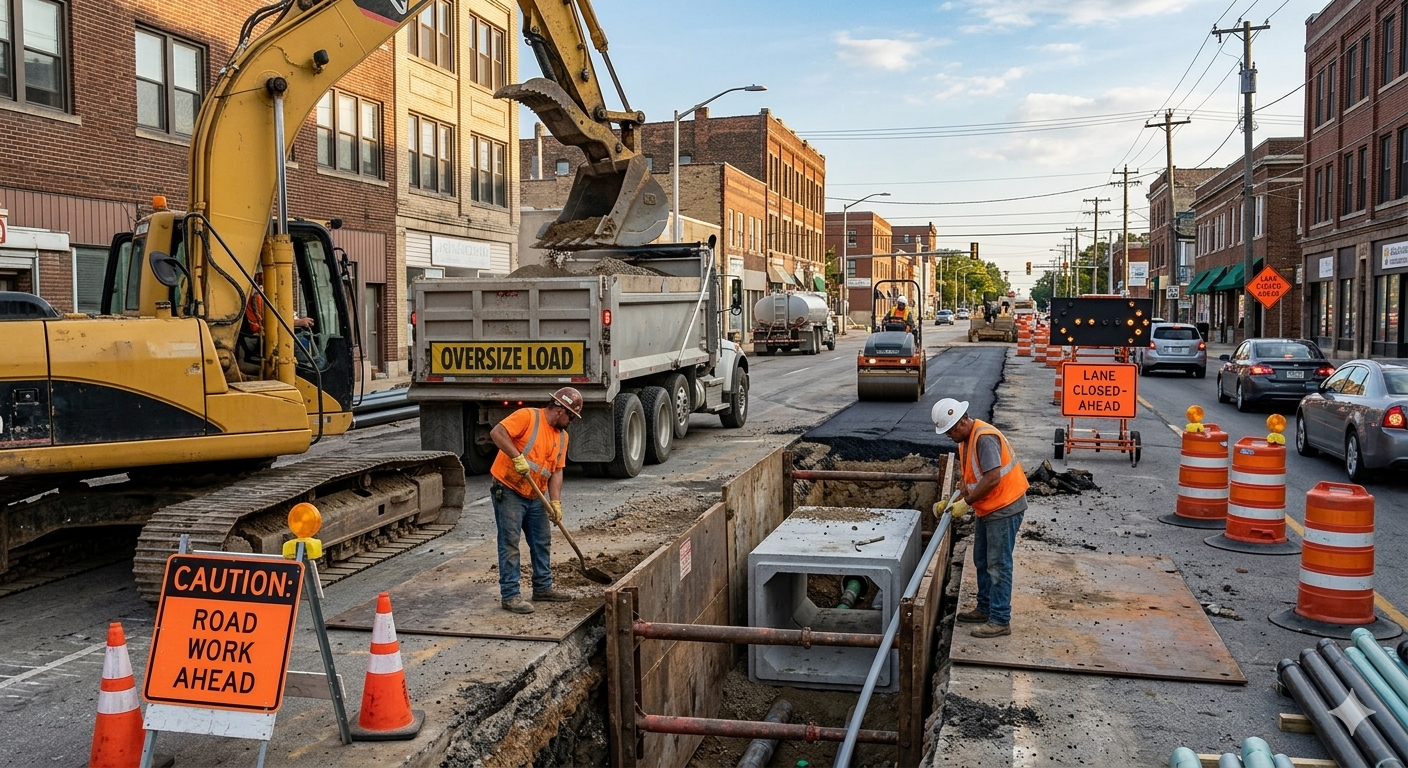 VDOT Basic Work Zone - (available in Spanish)