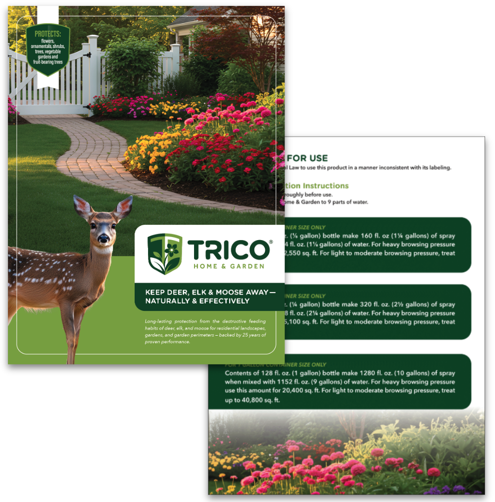 Trico Home & Garden brochure, marketing collateral