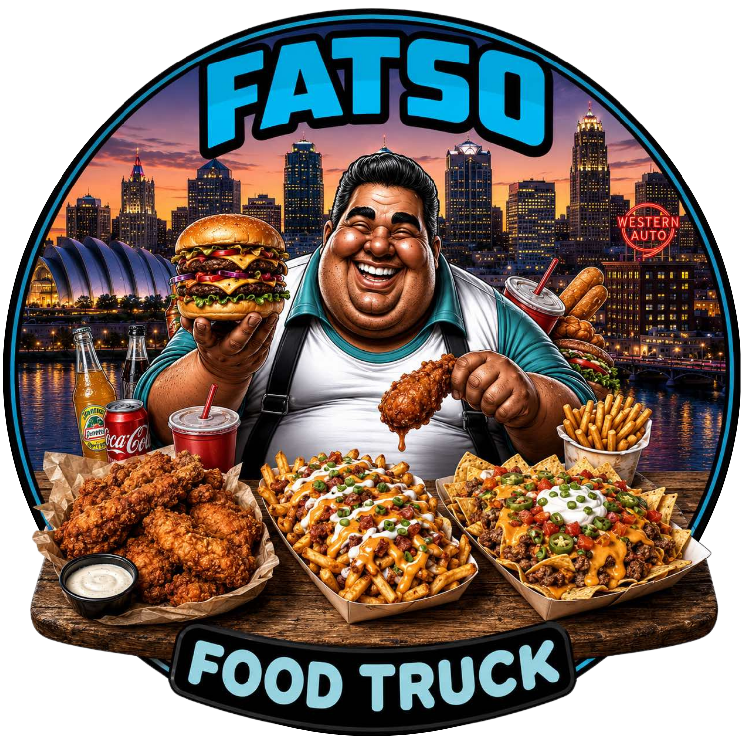 Fat'so Food Truck located at The Corner Food Trucks Lot in Manhattan KS