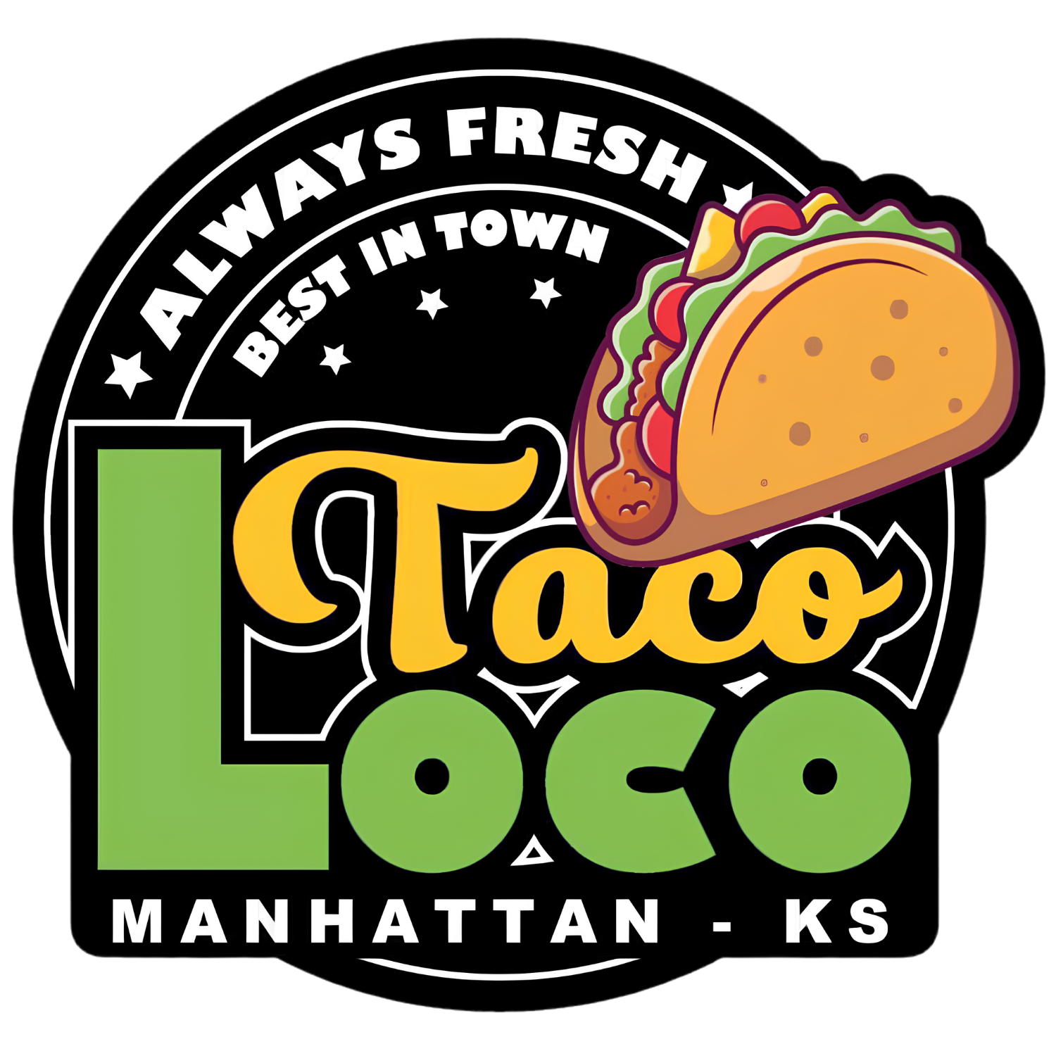Taco Loco Food Truck at The Corner Food Trucks Lot in Manhattan KS
