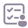 Checklist clipboard icon representing tasks, planning, or documentation.