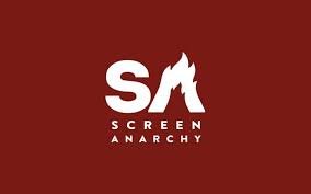 Screen Anarchy logo with white text and a flame design on a red background.