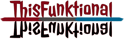 Stylized text reading 'ThisFunktional' and 'ThisFunktional' reflected upside down.