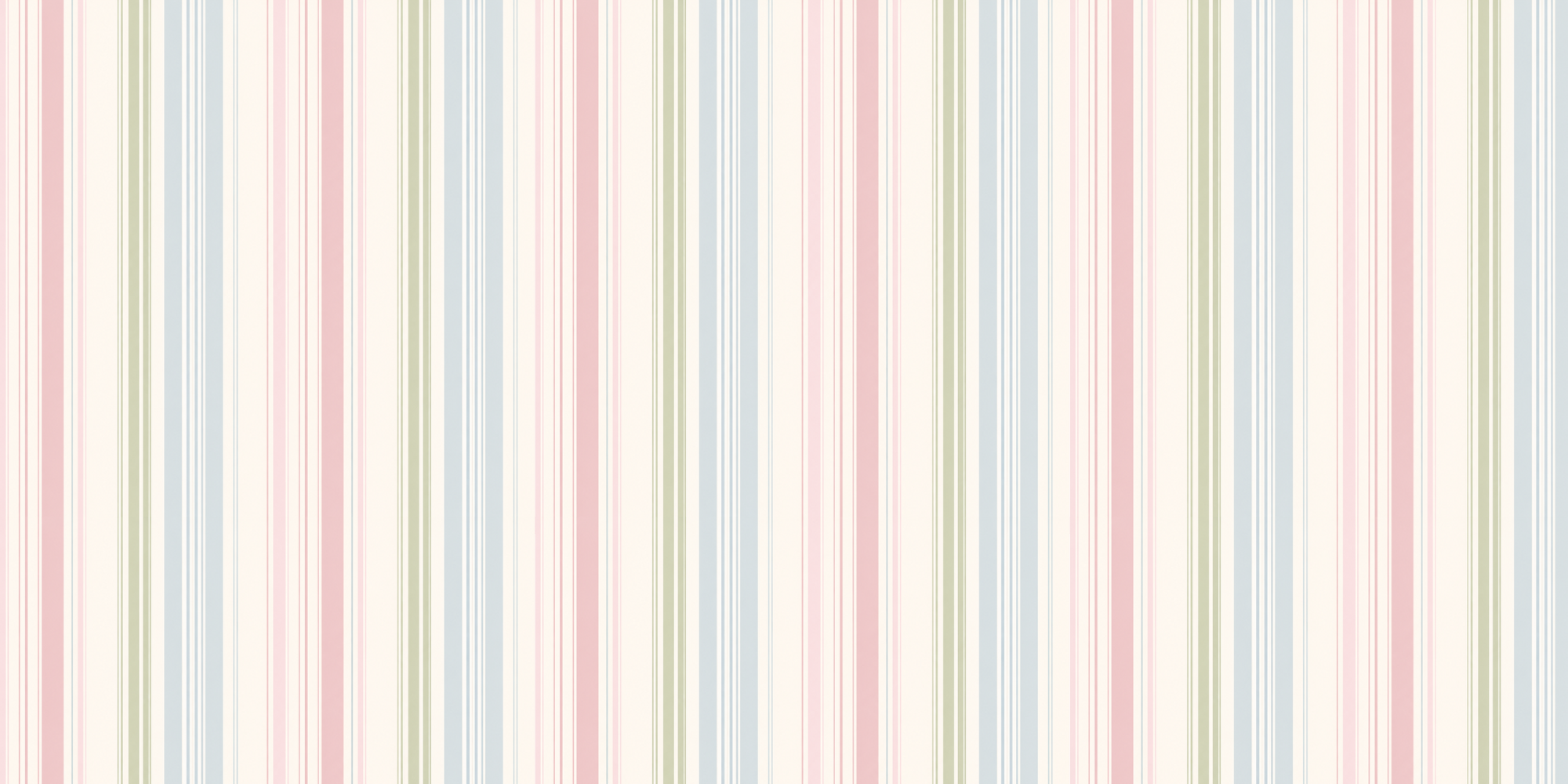 A pastel striped wallpaper with vertical lines in pink, green, blue, and cream colors.