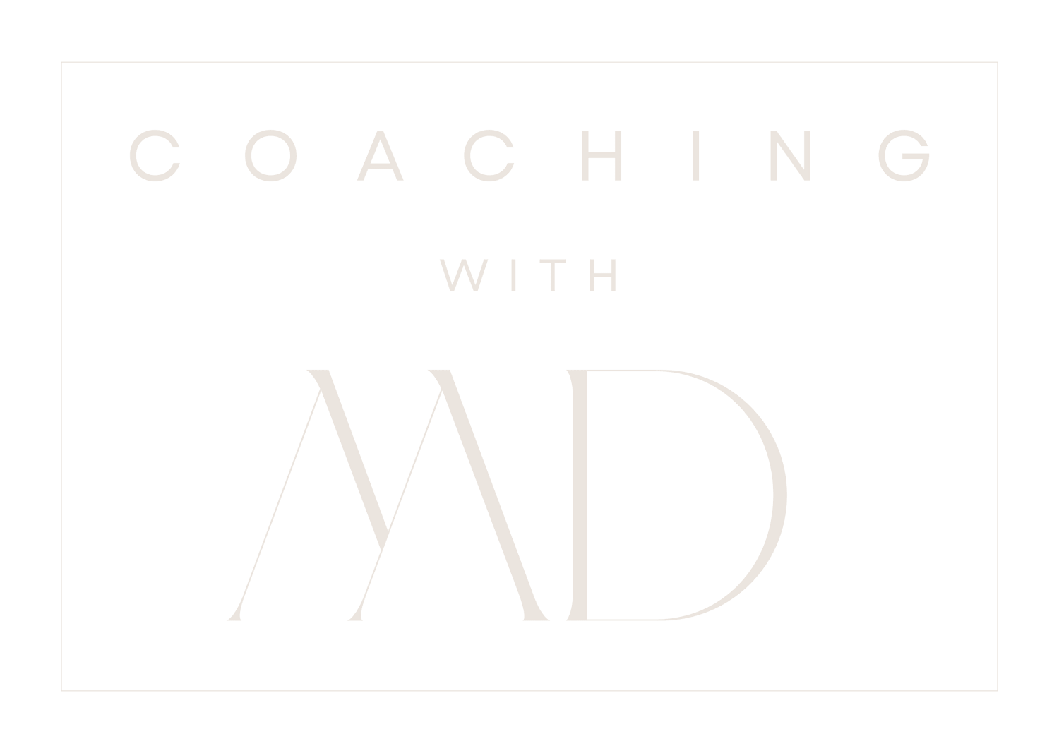 Coaching with MD