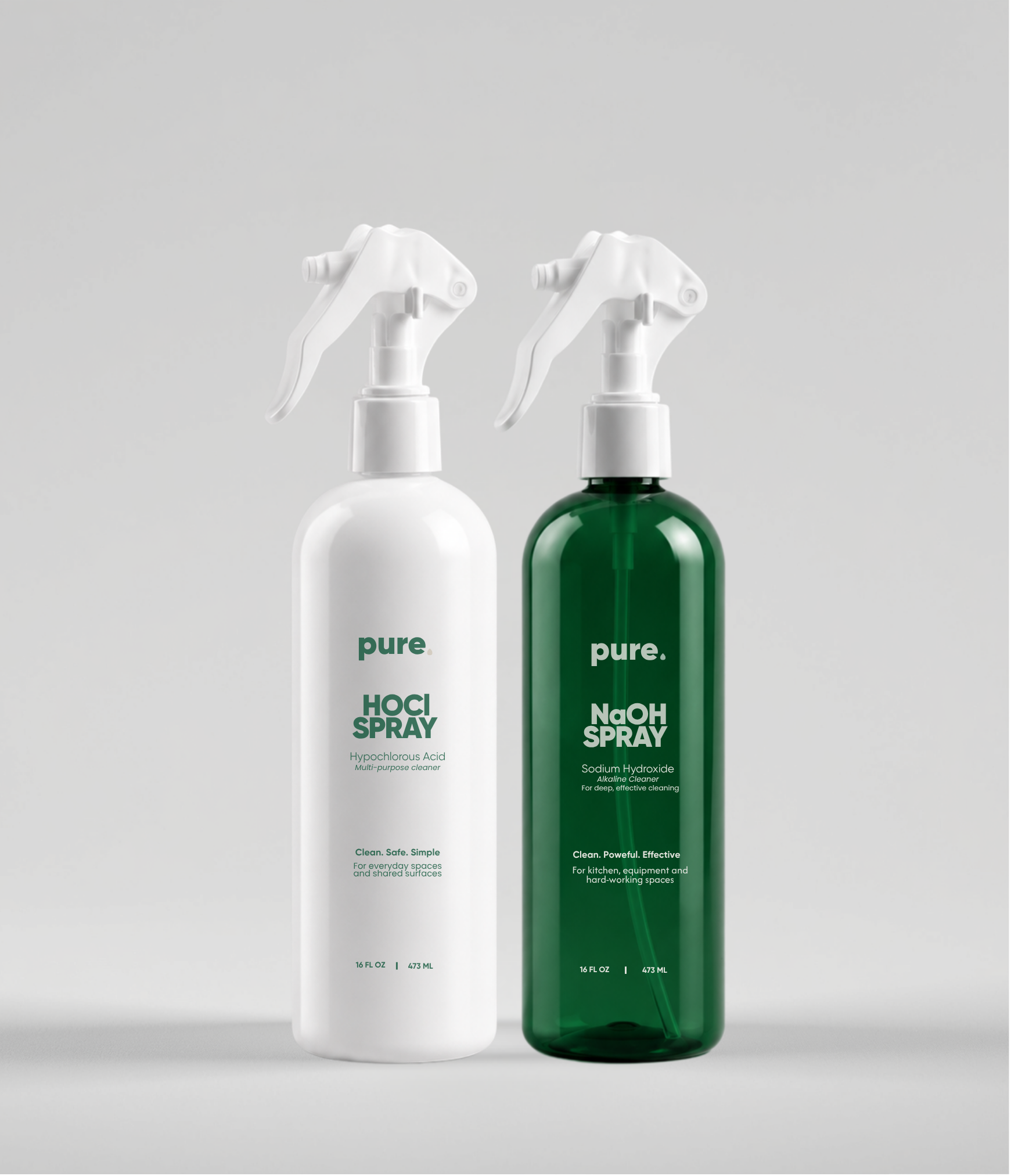 Pure Cleaning System - HOCl + NaOH