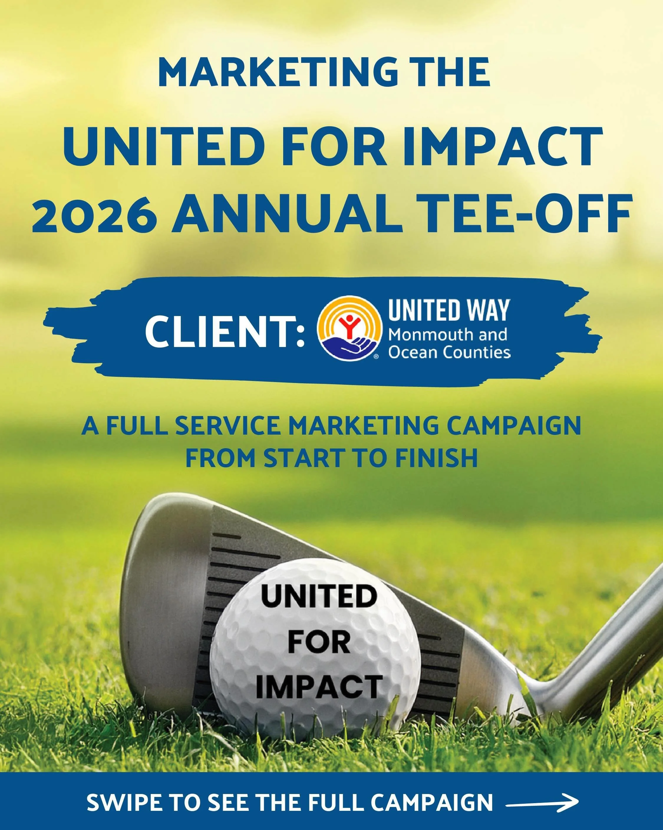 Proud to share some of the work I created for the 2026 United for Impact Annual Tee-Off with United Way of Monmouth and Ocean Counties (@uwmoc)💛

This was my third year working on this event, and I always enjoy designing &amp; marketing for a projec