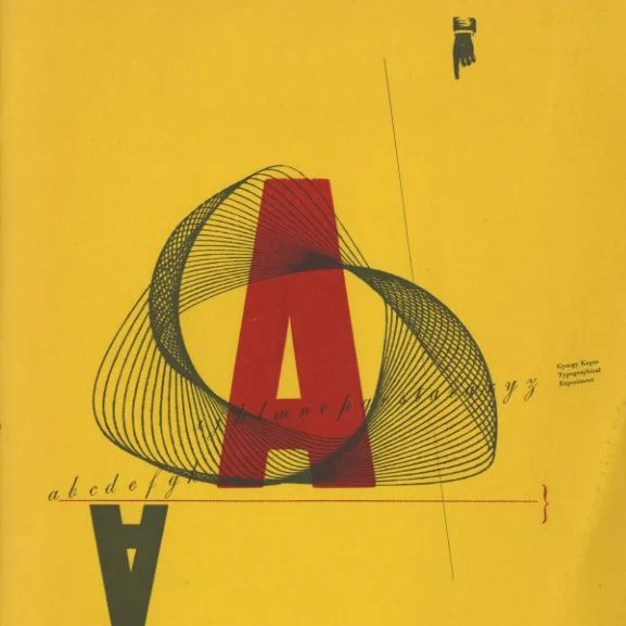 Kepes, György [Designer]: ADVANCE GUARD OF ADVERTISING ARTISTS. Chicago: Katharine Kuh Gallery, October 1941.