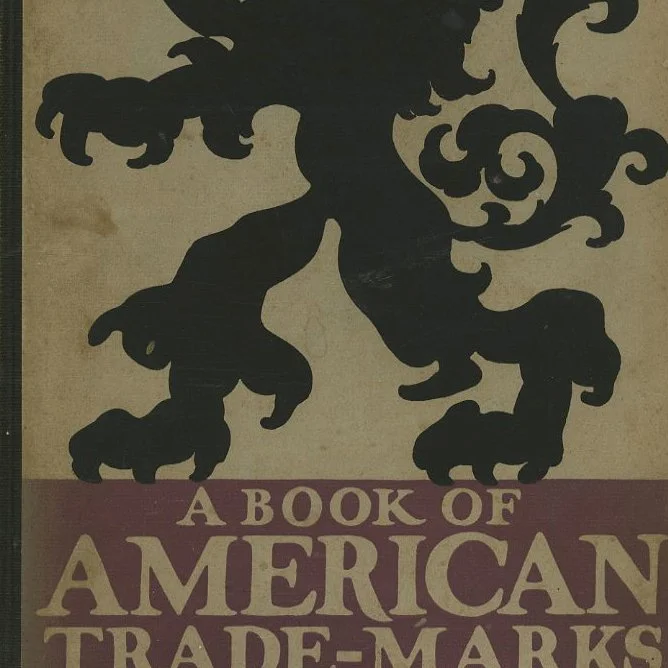 Sinel, Joseph [Compiler]: A BOOK OF AMERICAN TRADE-MARKS & DEVICES. New York: Alfred A. Knopf, 1924.