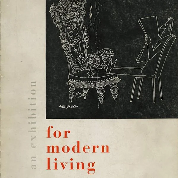 Girard, Alexander and W. D. Laurie, Jr., Saul Steinberg [Illustrations]: AN EXHIBITION FOR MODERN LIVING. Detroit Institute of Arts, 1949.