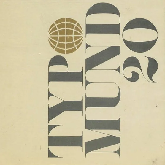 TYPOMUNDUS 20. International Center for the Typographic Arts; NYC: Reinhold Publishing Corporation, 1966.