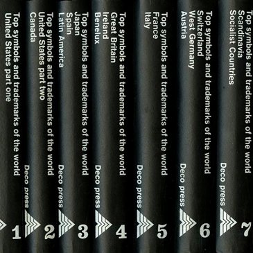 TOP SYMBOLS & TRADEMARKS OF THE WORLD 1 – 11 [all published]. Milan: Deco Press s. r. l., 1973 – F. M. Ricci / Deco Press, 1983. Edited by Franco Maria Ricci & Corinna Ferrari.