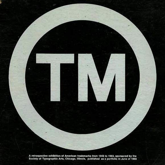 TM: TRADEMARKS/USA 1945 - 1963. Chicago: Society of Typographic Arts (STA), June 1968.