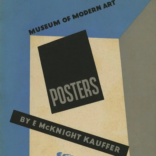 Kauffer, E. [Edward] McKnight: POSTERS BY E. MCKNIGHT KAUFFER. New York: Museum of Modern Art, February 1937. Foreword by Aldous Huxley.