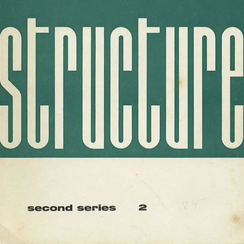 STRUCTURE: MAGAZINE ON CONSTRUCTIONIST ART. Joost Baljeu [Editor], Amsterdam: De Beuk, Second Series 2, 1960.