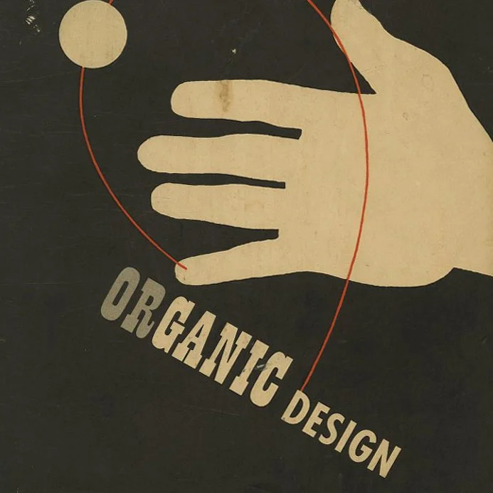 ORGANIC DESIGN IN HOME FURNISHINGS. New York: Museum of Modern Art, September 1941. Eliot Noyes, E. McKnight Kauffer [Jacket Designer]