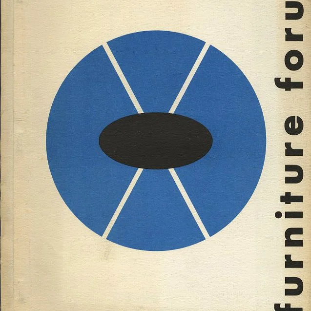 Furniture Forum Spring 1957 [Handbook of Contemporary Design, Vol. 8, No. 1]. Sarasota, FL: Phillip L. Pritchard [Editor], Edgar Bartolucci [Art Director].
