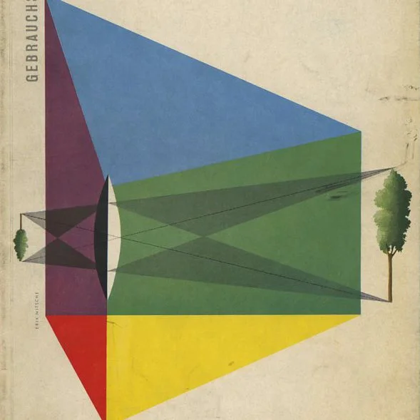 Gebrauchsgraphik, April 1956. Berlin: Vol. 7, No. 2, Eberhard Holscher [Editor]. Andy Warhol 10-pg. I. Miller & Sons article, Erik Nitsche cover.