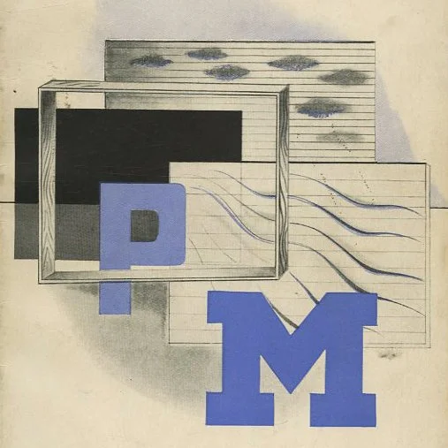 P-M [An Intimate Journal For Art Directors, Production Managers, and their Associates], Vol. 4, No. 7: June – July 1938. The Bauhaus Tradition and the New Typography.