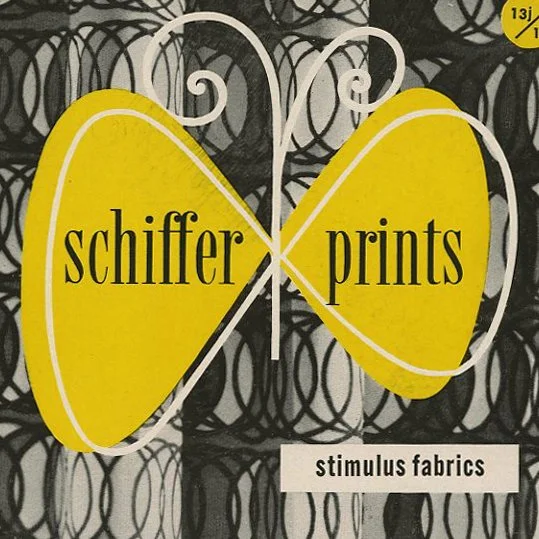 SCHIFFER PRINTS [Stimulus Fabrics]. New York: Mil-Art Co. and L. Anton Maix for Sweet’s Catalog Service, [c. 1949, Ladislav Sutnar, Designer].