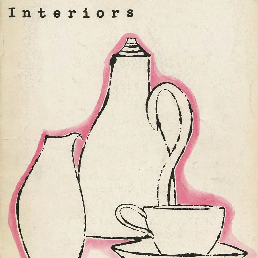 INTERIORS + INDUSTRIAL DESIGN May 1953. New York: Whitney Publications. Cover by Andy Warhol; Lina Bo Bardi residence.