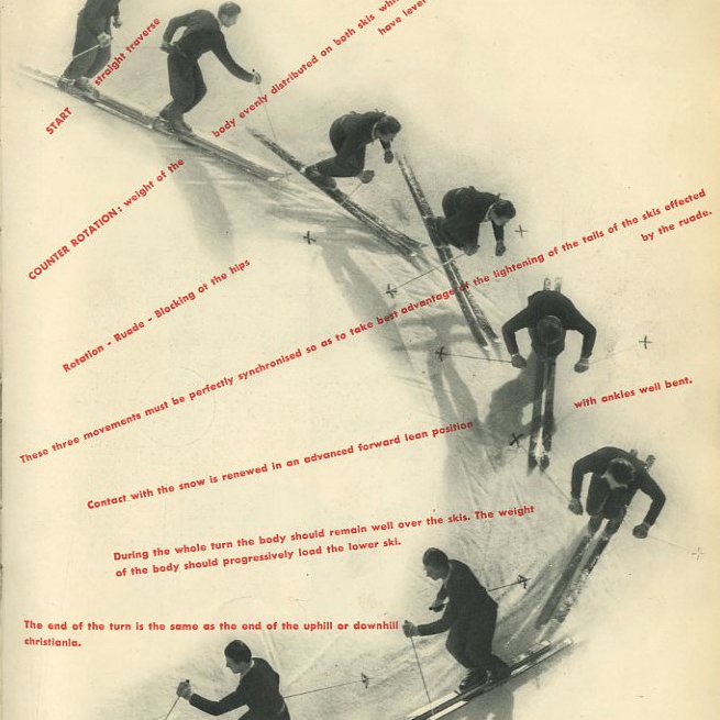 Allais, Émile: HOW TO SKI BY THE FRENCH METHOD [Émile Allais’ Technique]. New York: New Directions, 1947.