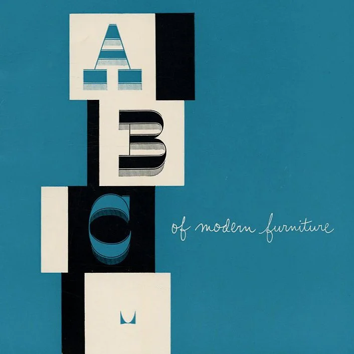 HERMAN MILLER. George Nelson: ABC OF MODERN FURNITURE. Zeeland, Michigan: The Herman Miller Furniture Company, 1954.