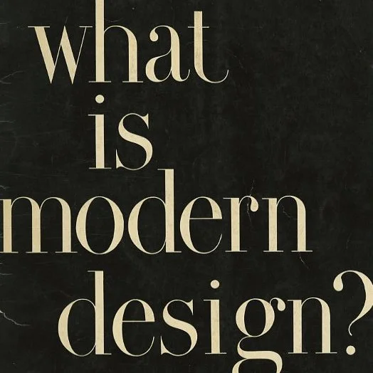 Kaufmann, Edgar, Jr.: WHAT IS MODERN DESIGN? New York, Museum of Modern Art, 1950.