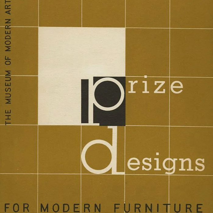 Kaufmann, Edgar, Jr.: PRIZE DESIGNS FOR MODERN FURNITURE [from the International Competition for Low-Cost Furniture Design]. New York: Museum of Modern Art, 1950.