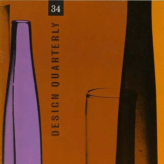 DESIGN QUARTERLY 34. Minneapolis; Walker Art Center, 1956. Orrefors Glassworks special issue.