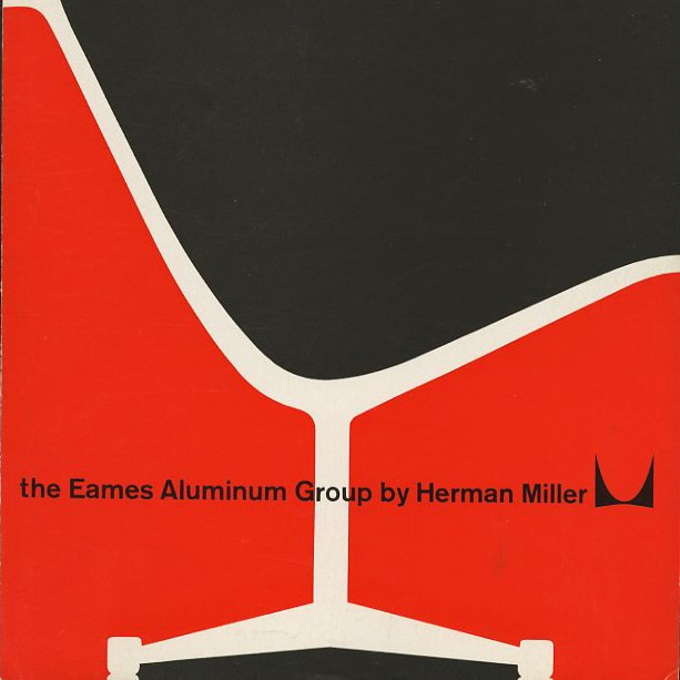 HERMAN MILLER. George Tscherny [Designer]: THE EAMES ALUMINUM GROUP BY HERMAN MILLER. Zeeland, MI: The Herman Miller Furniture Company, [1961].