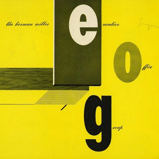 HERMAN MILLER. George Nelson: THE HERMAN MILLER EXECUTIVE OFFICE GROUP. Zeeland, MI: The Herman Miller Furniture Company, 1949.